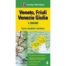 Cartographia Veneto, Friuli, Venezia Giulia régiótérkép 9788836575312