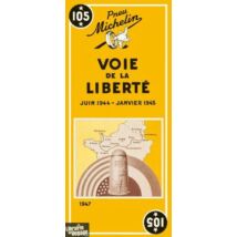 Cartographia A szabadság útja ( Voie de la Liberté 1944) történelmi tkp. 9782067002654