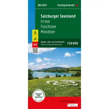 Cartographia WK 0391 Salzburger Seenland - Irrsee - Fuschl - Mondsee turistatérkép-9783707919448