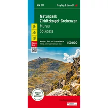 Cartographia WK211 Naturpark Zirbitzkogel-Grebenzen–Murau–Sölkpass turistatérkép-9783707920536