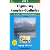 Cartographia WKD3 Allgau: Isny-Kempten-Sonthofen turistatérkép - Freytag 9783850848145
