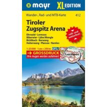 Cartographia WM 412 Tiroler Zugspitz Arena XL turistatérkép - 9783990448755