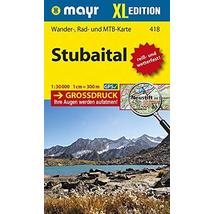 Cartographia WM 418 Stubaital XL turistatérkép -  9783990446980