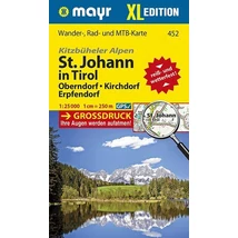 Cartographia-WM 452 St. Johann in Tirol XL turistatérkép -  9783850266192