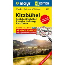 Cartographia-WM 455 Kitzbühel XL turistatérkép -  9783990448779