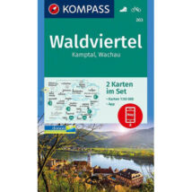 Cartographia K 203 Waldviertel, Kamptal, Wachau, 2 részes térképszett 9783990444870
