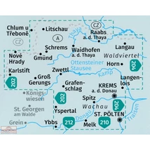 Cartographia K 203 Waldviertel, Kamptal, Wachau, 2 részes térképszett 9783990444870
