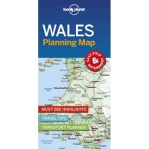 Cartographia Wales laminált térkép - Lonely Planet 9781788686129