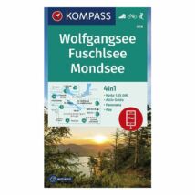 Cartographia K 018 Wolfgangsee - Fuschlsee - Mondsee turistatérkép 9783990447161
