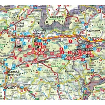 Cartographia Alacsony-Tátra és Szlovák Paradicsom Rother túrakalauz (német)-9783763345564