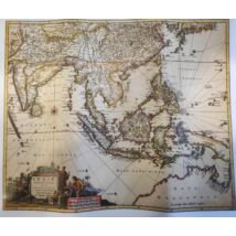 Cartographia Antik India, Délkelet-Ázsia  31 x 27 - fóliázott karton 5999552542258