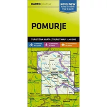 Cartographia Pomurje turistatérkép kalauzzal 3830048524193