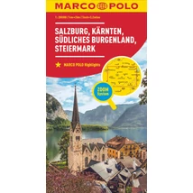 Cartographia Ausztria résztérkép 2. - Salzburg, Karintia, Stájerország, Dél-Burgenland-9783575016577