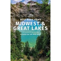 Cartographia Közép-nyugat USA és Nagy-tavak (Best Road Trips) útikönyv Lonely Planet (angol)-9781838695668