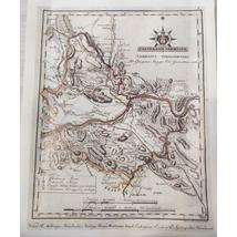 Cartographia Antik Esztergom vármegye falitérkép 35 x 30 - fóliázott karton 2000000009803