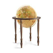 Cartographia Földgömb CINTHIA Antique 50 cm - duo, tölgyfa talpazat, bronz meridián - 8000623002087