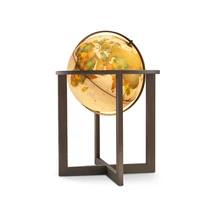 Cartographia Földgömb CROSS Antique  50 cm - duo, kőrisfa talp, fém meridián 