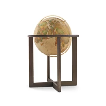 Cartographia Földgömb CROSS Antique  50 cm - duo, kőrisfa talp, fém meridián 