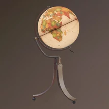 Cartographia Földgömb Emily Antique 50 cm - világító, álló 