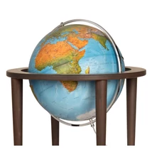 Cartographia Földgömb QUEEN BLUE 50 cm - duo, bükkfa talp 