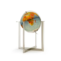 Cartographia Földgömb STEEL BLUE 50 cm - világító, fém állvány 