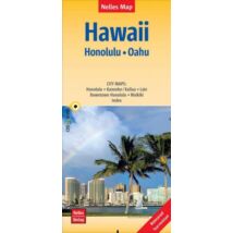 Cartographia Hawaii - Honolulu, Oahu térkép 9783865745354