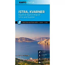 Cartographia Isztria, Kvarner-öböl turisztikai és hajózási térkép 3830048524292