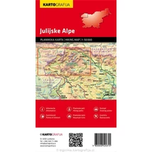 Cartographia Júliai-Alpok turistatérkép 3830048524315