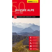 Cartographia Júliai-Alpok turistatérkép 3830048524315
