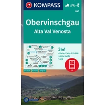 Cartographia K 041 Obervinschgau - Alta Val Venosta turistatérkép-9783991217497
