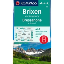 Cartographia-K 050 Brixen és környéke turistatérkép-9783991217350