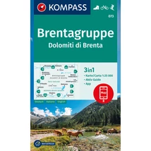 Cartographia-K 073 Brenta-Dolomitok turistatérkép-9783991218630