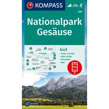 Cartographia K 206 Gesäuse Nemzeti Park turistatérkép 9783991213833