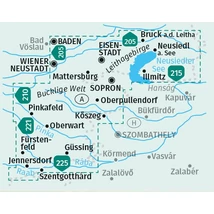 Cartographia K 227 Burgenland turistatérkép 9783990442784
