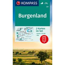 Cartographia K 227 Burgenland turistatérkép 9783990442784