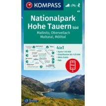 Cartographia K 49 Magas-Tauern Nemzeti Park Déli rész (Mallnitz, Obervellach, Maltatal, Mölltal) turistatérkép-9783991215127