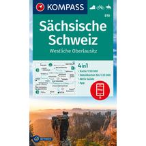 Cartographia K 810 Szász-Svájc, Nyugat-Oberlausitz turistatérkép 9783991218807