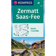 Cartographia K 117 Zermatt - Saas Fee turistatérkép 9783991211037