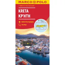 Cartographia-Kréta térkép- Marco Polo-9783575016508