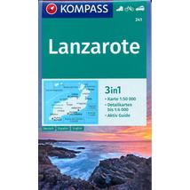 Cartographia K 241 Lanzarote turistatérkép 9783990445693