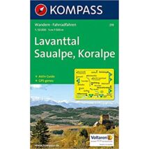 Cartographia K 219 Lavanttal, Saualpe, Koralpe térkép 9783854917410