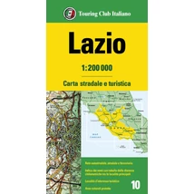 Cartographia-Lazio régiótérkép-TCI-9788836579006