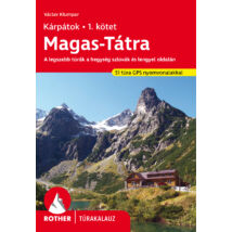 Cartographia Magas-Tátra Rother túrakalauz 9786158207935