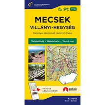 Cartographia Mecsek, Villányi-hegység turistatérkép [15] 9789633539897