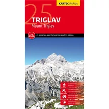 Cartographia Triglav turistatérkép 3830048524254
