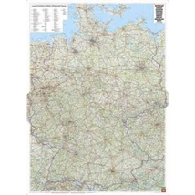 Cartographia Németország térkép íves 1: 700 000 (93,6 x 129 cm papír) Freytag 9783850844093