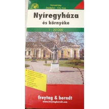 Cartographia Nyíregyháza  1:20 000 város térkép Freytag 9789639458321