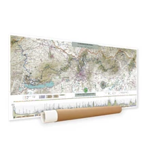 Cartographia Országos kéktúra térkép (1:450 000) papírdobozban 