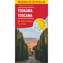 Cartographia Olaszország résztérkép -  Toszkána térkép - Marco Polo-9783575016560