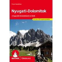 Nyugati-Dolomitok Rother túrakalauz Cartographia 9789639458635